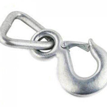 forged triangle hook with safety latch_special hook_rigging hooks